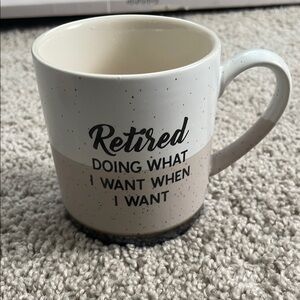 Speckled Cream and Tan Mug